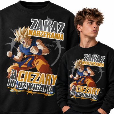 BLUZA NA SIŁOWNIĘ   DBZ ZAKAZ NARZEKANIA